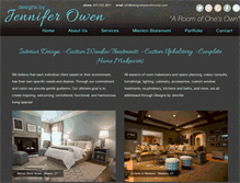 Tablet Screenshot of designsbyjenniferowen.com